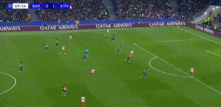 德甲2025-鲁杰里左路起球，瑟洛特抢点破门扩大比分，巴萨0-2马竞